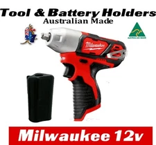 Milwaukee M12 tool & Battery holder mount bracket storage 12v 12 v Drill Impact