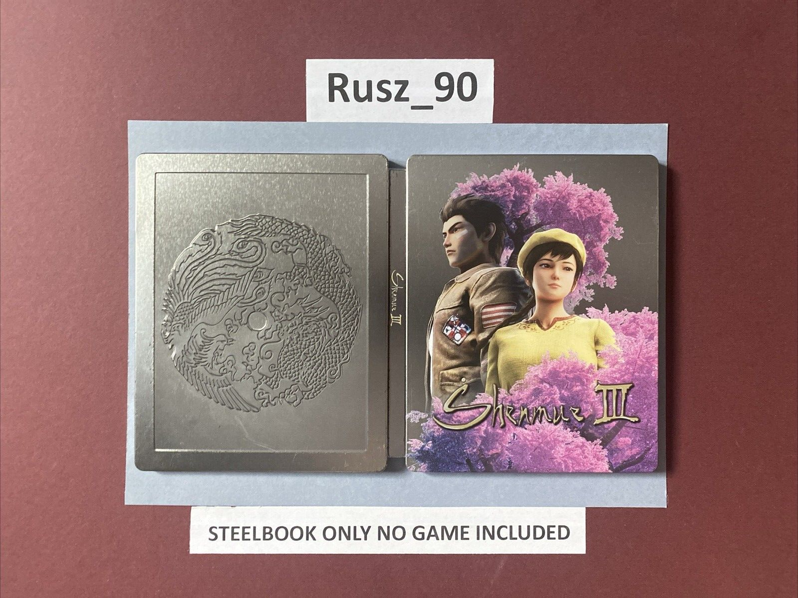 STEELBOOK ONLY Shenmue III 3 PS4/5 PlayStation 4/5 Limited Edition IN GOOD COND