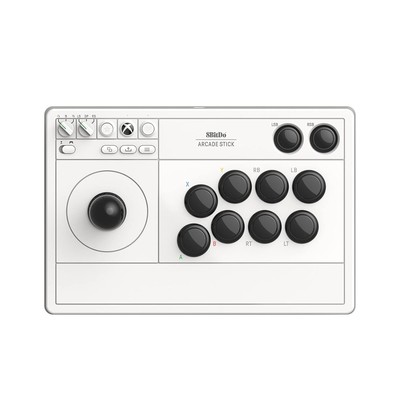 8Bitdo Wireless Arcade Fight Stick for Xbox Series X|S and Windows 10 - White