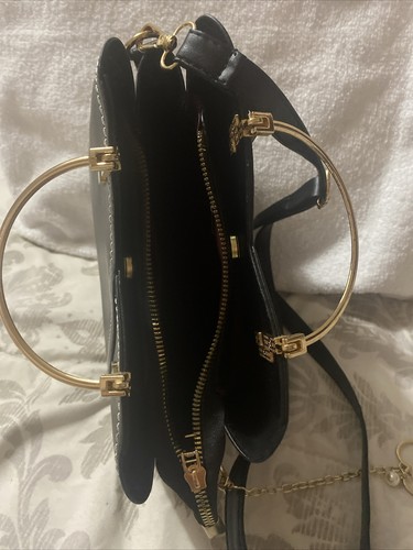 ZZMY Damen schöne kleine Tasche Handtasche Schulter schwarz - Bild 5 von 6