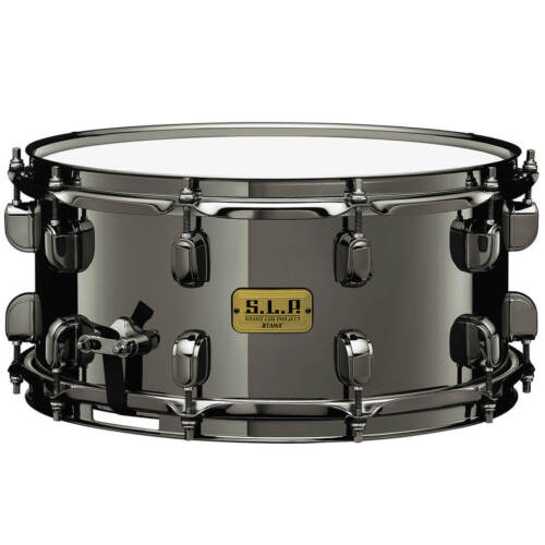 Tama SLP Series Black Brass Snare Drum 14x6.5 - Picture 1 of 1