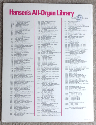 Porter Heaps Playing Hymns for All Organs 1953 SONGBOOK Ethel Smith Music Corp. - Picture 2 of 5