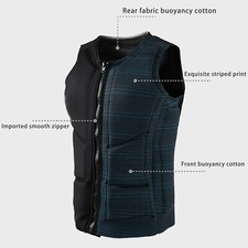 New Men Women Neoprene Life Jacket/Vest For Boating Floating Surfing Rafting