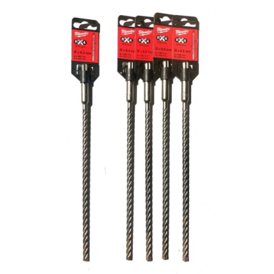 5 PCS. MILWAUKEE SDS-plus Ø6,5mm 200mm | Hammerbohrer 4-Schneiden NEW