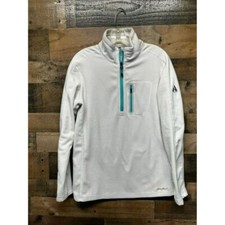 Eddie Bauer Women's Fleece 1/2 Zip Up Jacket Size Large