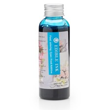 Cyan Edible Ink Refill Bottle 3.38 oz 100ml Compatible for Canon Models
