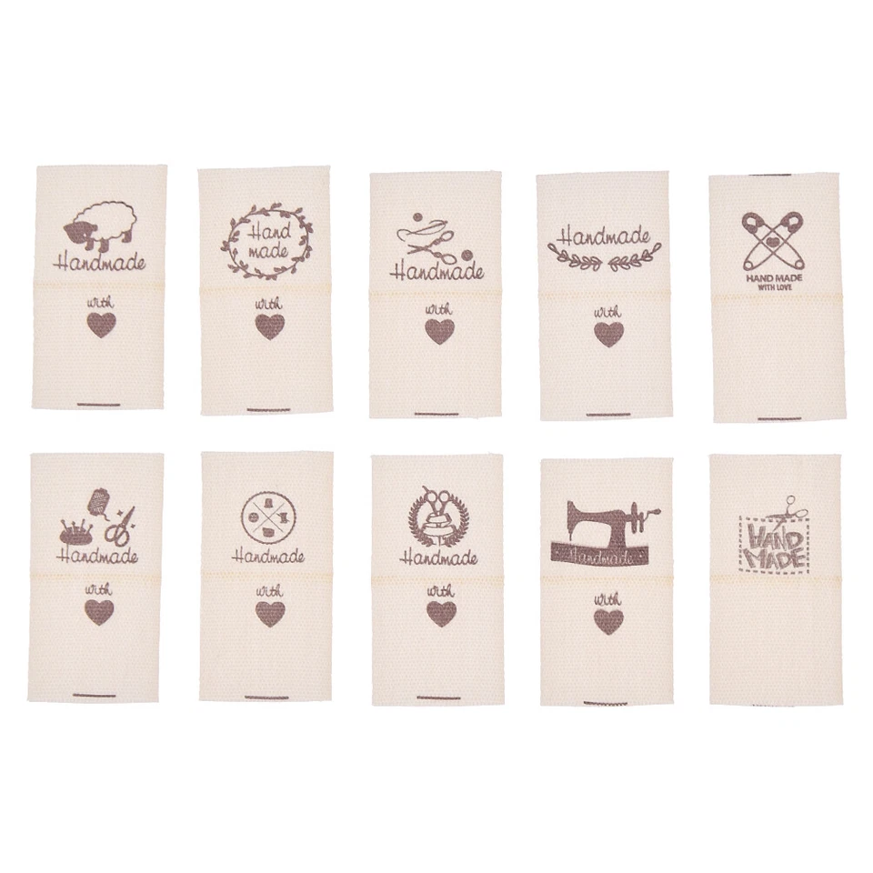 50st Handmade Tier Schafe Etikett DIY Kunst Kleidung Tag Tasche Label Nähzubehör - Bild 3 von 4