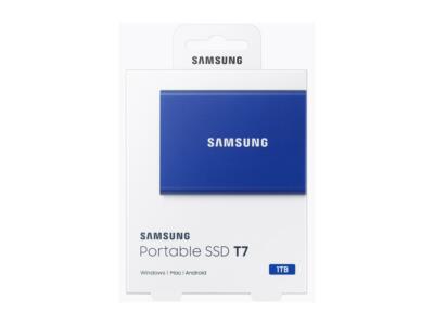 SAMSUNG T7 Portable 1TB SSD - Blue for sale online | eBay
