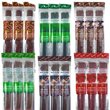 3-PACK Aroma Fusion JUMBO 19" Incense Sticks, Hand Dipped, 10-Stick Packs