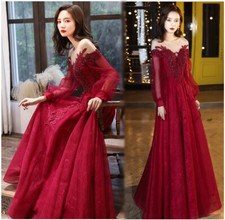 NEW Evening Formal Party Ball Gown Prom Bridesmaid Host Acting Long Dress sz