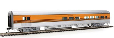NEW Walthers 85 Budd BaggageLounge Denver & Rio Grande Pass Car HO FREE US SHIP