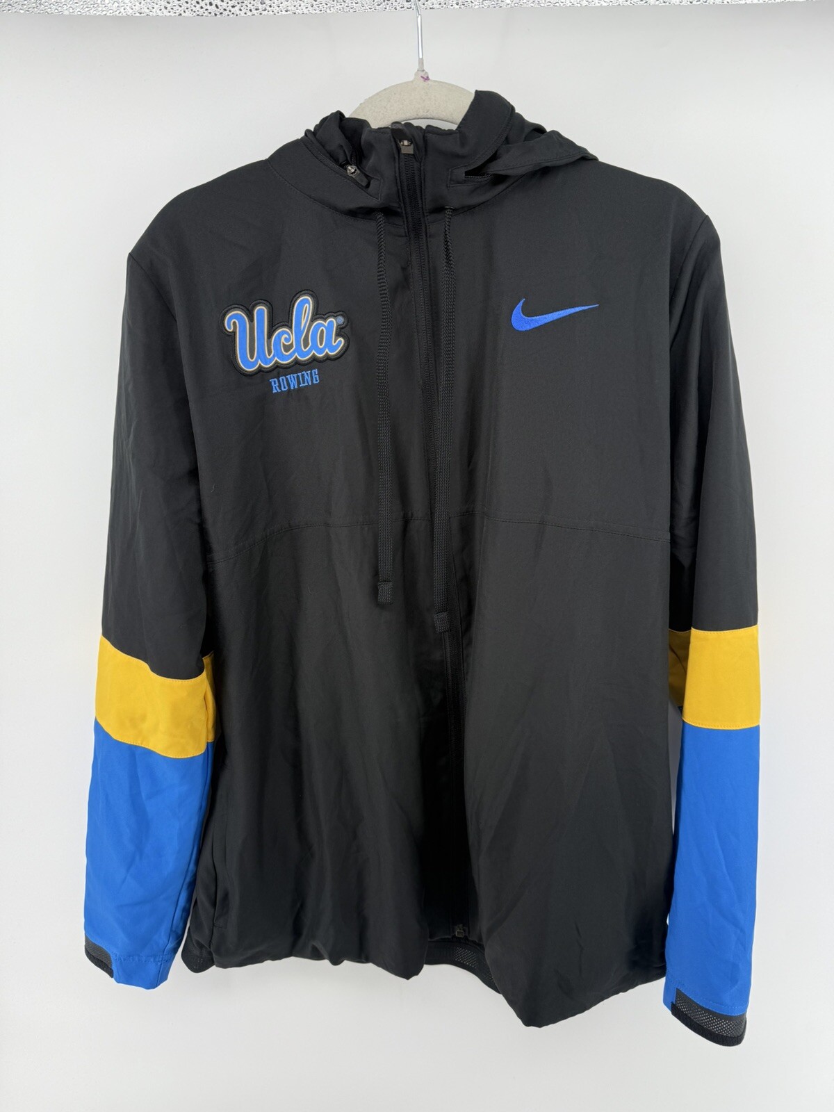 SACAI X NIKE Giacca a vento foderata Nike Dri Fit UCLA Bruins full zip attiva taglia Lg #L