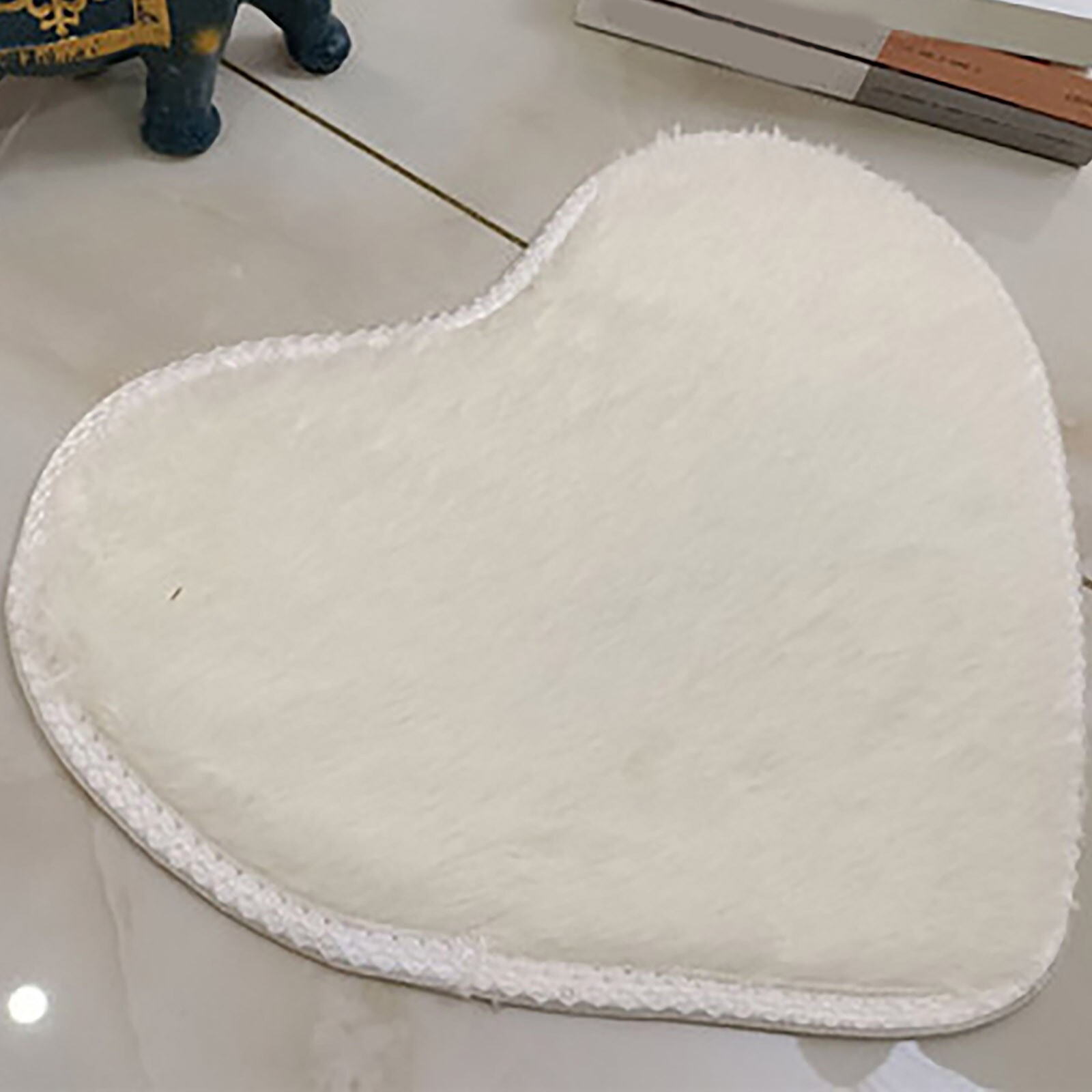 NonSlip Bathroom Rug Love Heart Shaped Shower Mat MachineWashable Bath Mats eBay