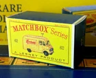 Matchbox Lesney No 62 TV Service Van Empty Repro Box style D