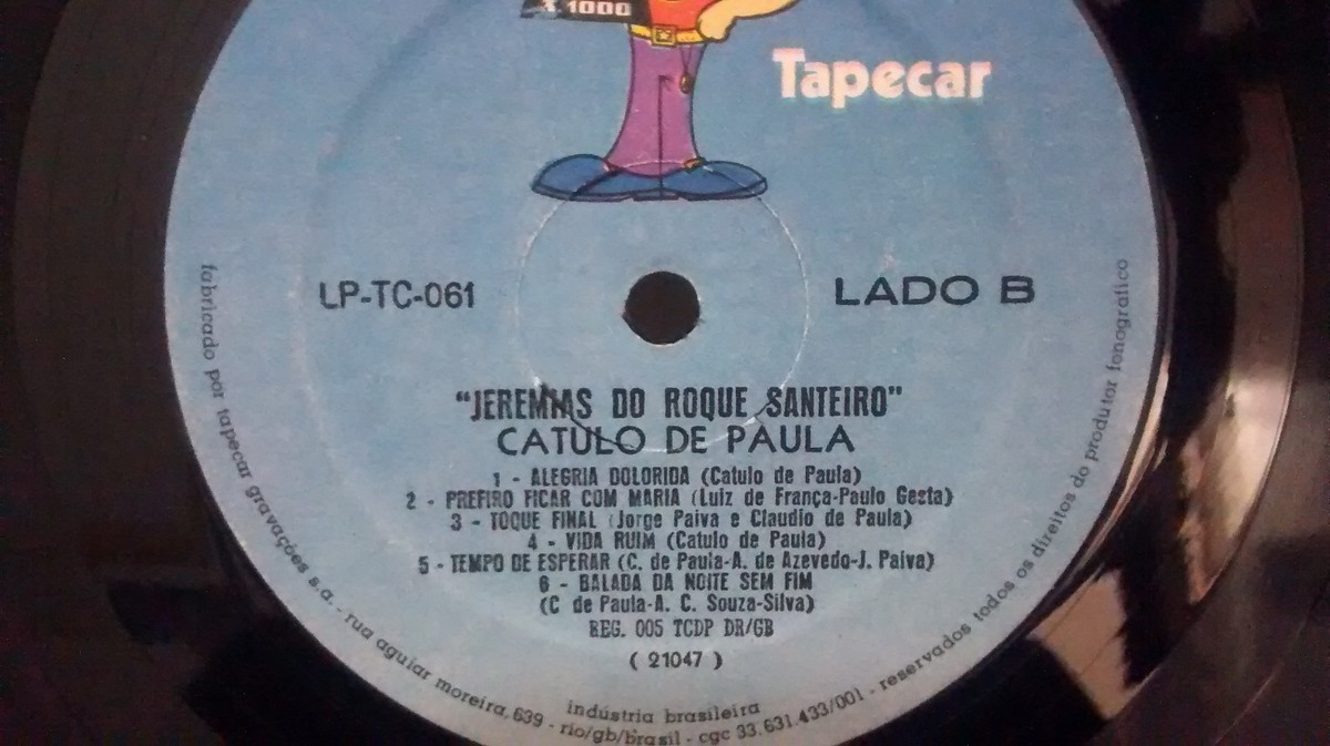 LP Músicas Brasileiras Gerson Filho ‎– Oito Baixos Brasileiros [1972] Vinyl LP