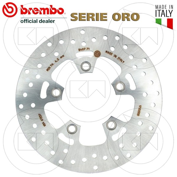 Brembo 68B40771 Bremsscheibe Fest Hinten Serie Gold FüR Suzuki GSX 750 1999-image