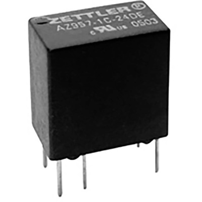 Relais Zettler Electronics AZ21501-1AET-12DF – 12V DC, Pour Circuit Imprimé – Neuf