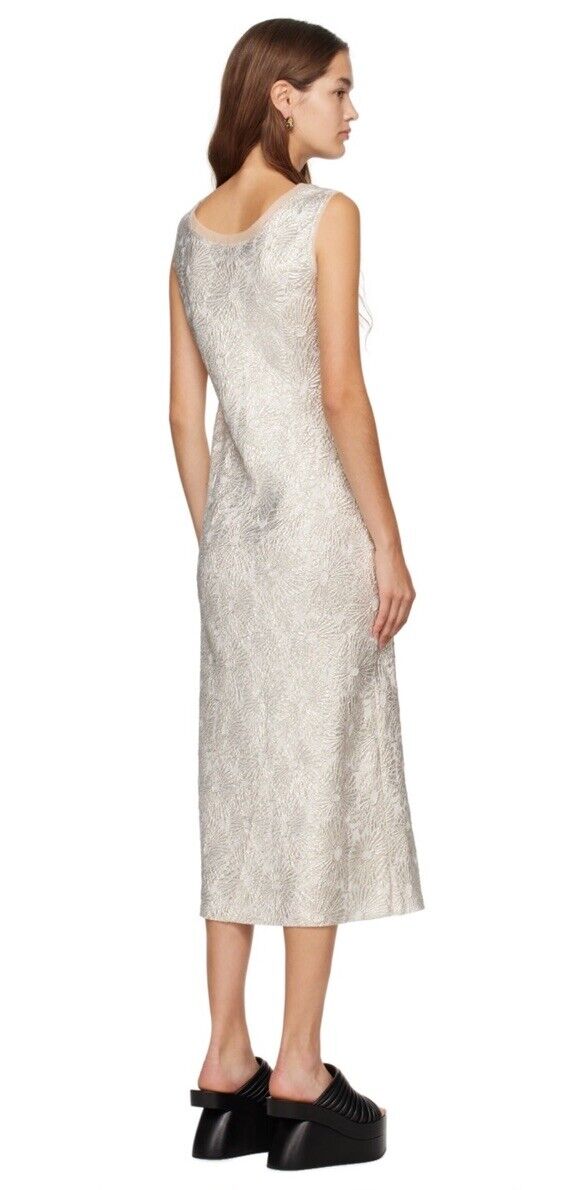 NWOT Dries Van Noten Silver Jacquard Midi Dress Size 38 | eBay NWOT Dries Van Noten Silver Jacquard Midi Dress Size 38 | eBay