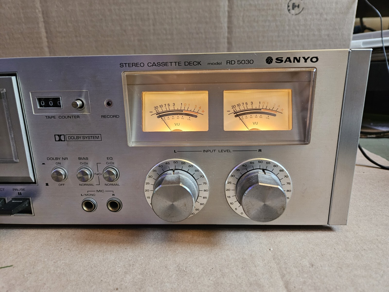 SANYO RD5030 CASSETTE DECK RD 5030 Works Great eBay
