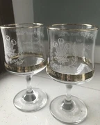 2 Royal Wedding Of Lady Diana Spencer Prince Of Wales Glasses Ebay