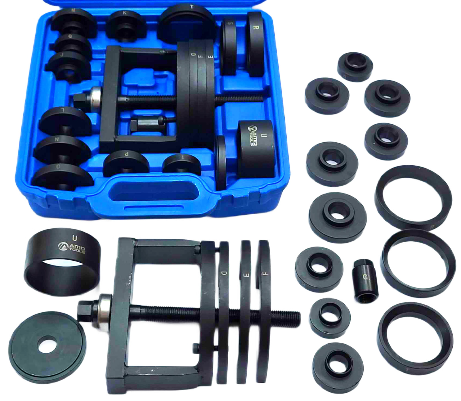 Extracteur hydraulique 23 pièces pour roulement de roue avant avec vis de force fluide