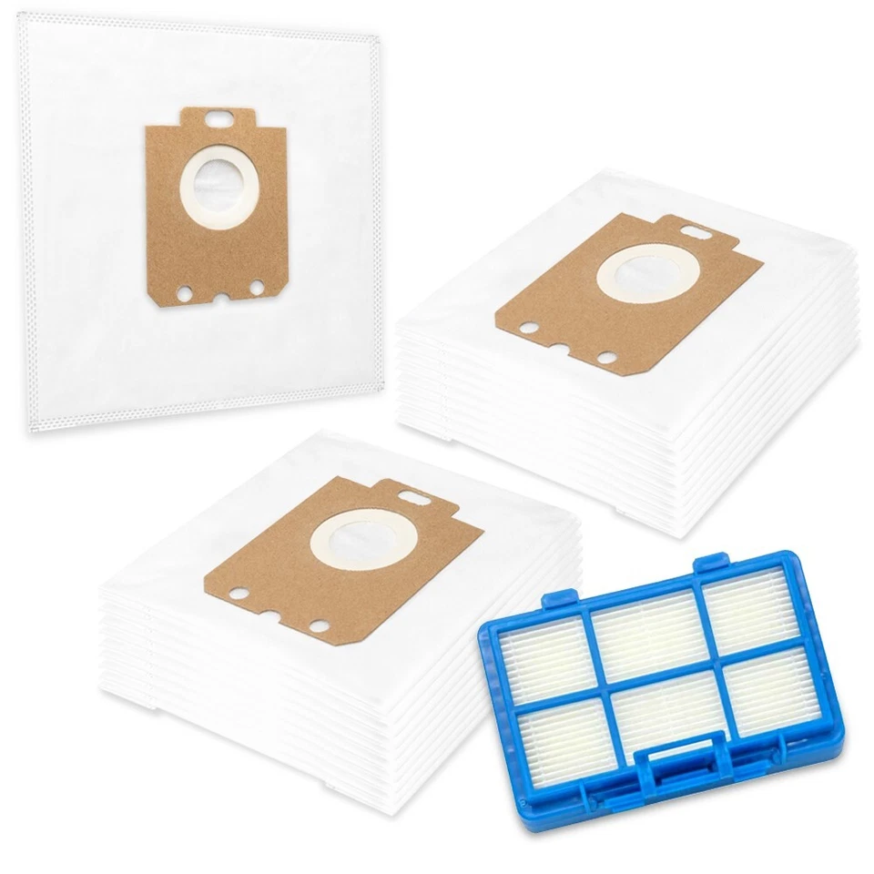 20 Staubsaugerbeutel und Filter für Philips FC82... PowerGo kompatibel