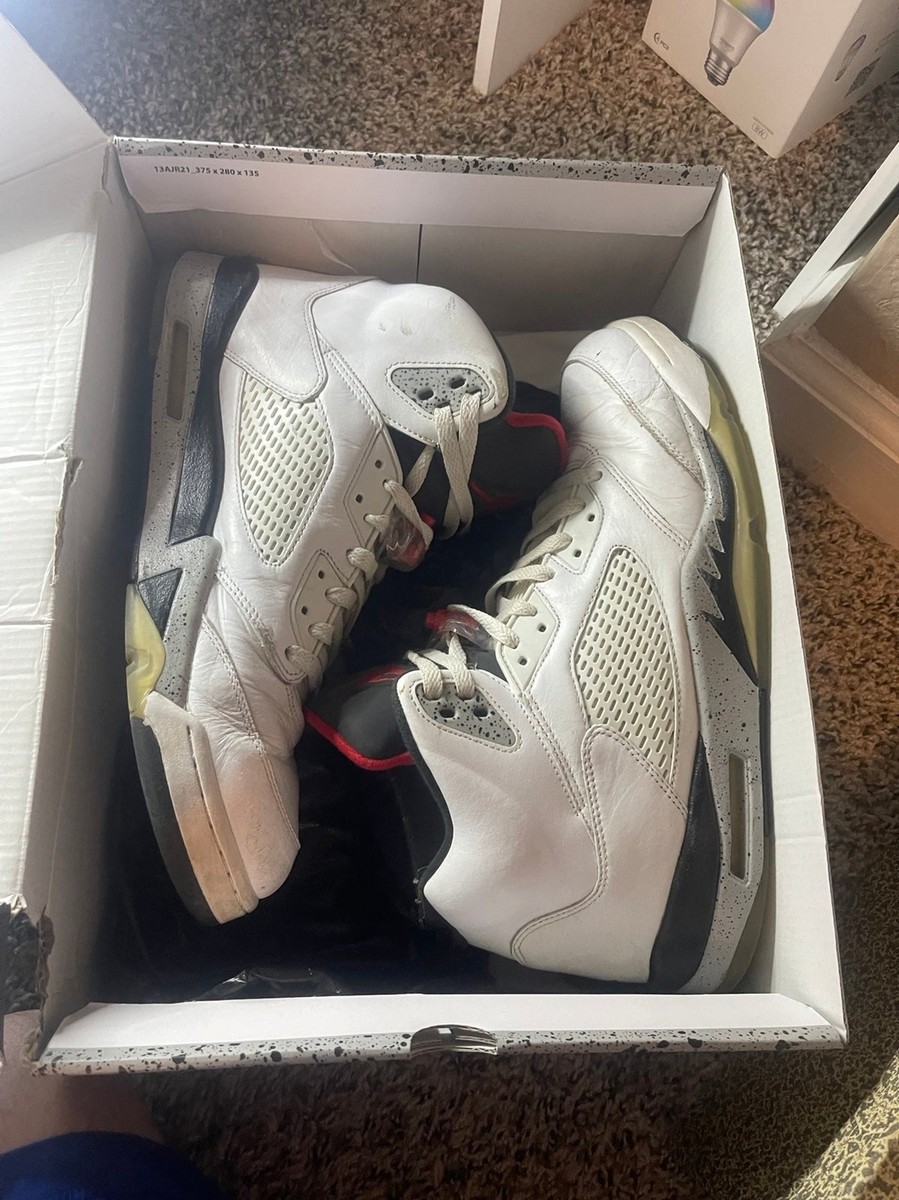 Jordan 5 white cement | eBay