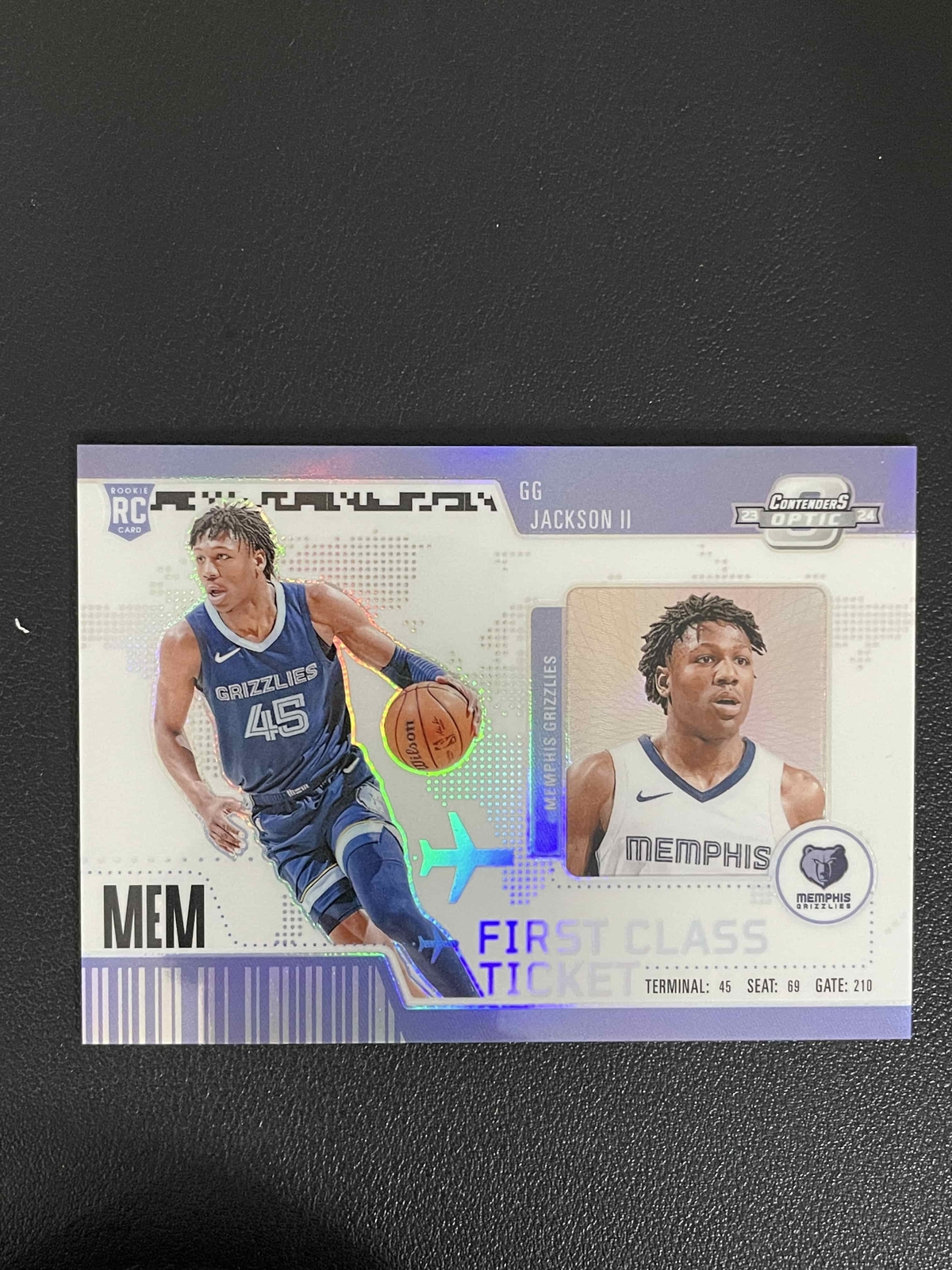GG Jackson II 2023-24 Panini Contenders Optic First Class Ticket Silver RC #11