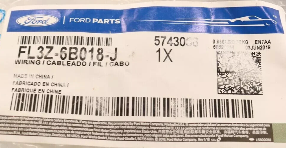 2015-2017 F-150 Wire Harness FL3Z-15K867-E | OEM Parts Online - Foto 2