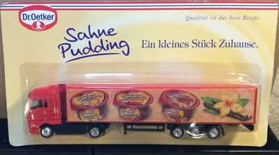 Werbetruck LKW MAN TG Dr. Oetker Sahne Pudding - Ein kleines Stück Zuhause.
