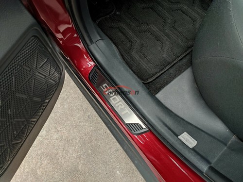 Car Accessory Steel Door Sill Trim Cover Scuff Plate Protector Guard Auto Parts - Picture 7 of 11