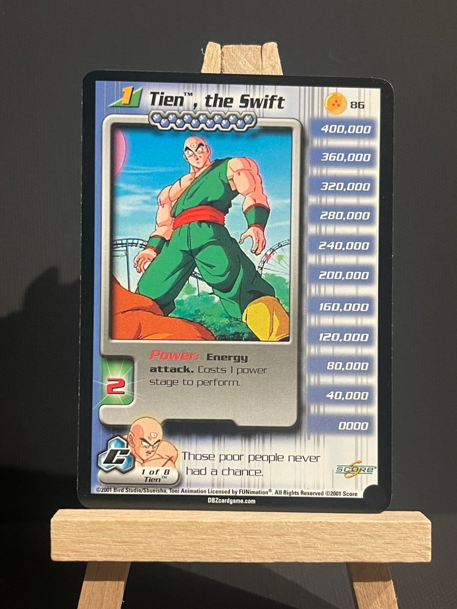 サプリメントカード Dragon Ball Z CCG Tien the Swift LV1 86 Cell Saga Unlimited! | eBay