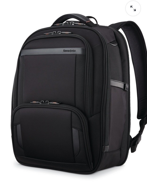 NEW Samsonite Business Pro Collection Slim Backpack (Black)