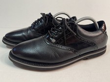 G/FORE Saddle Gallivanter Golf Shoes Men s Size 12 Black Onyx Leather G4MS20EF03