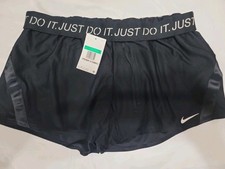 NWT Women's Nike Dri-FIT Attack Training Gym Shorts - Black - Size XL