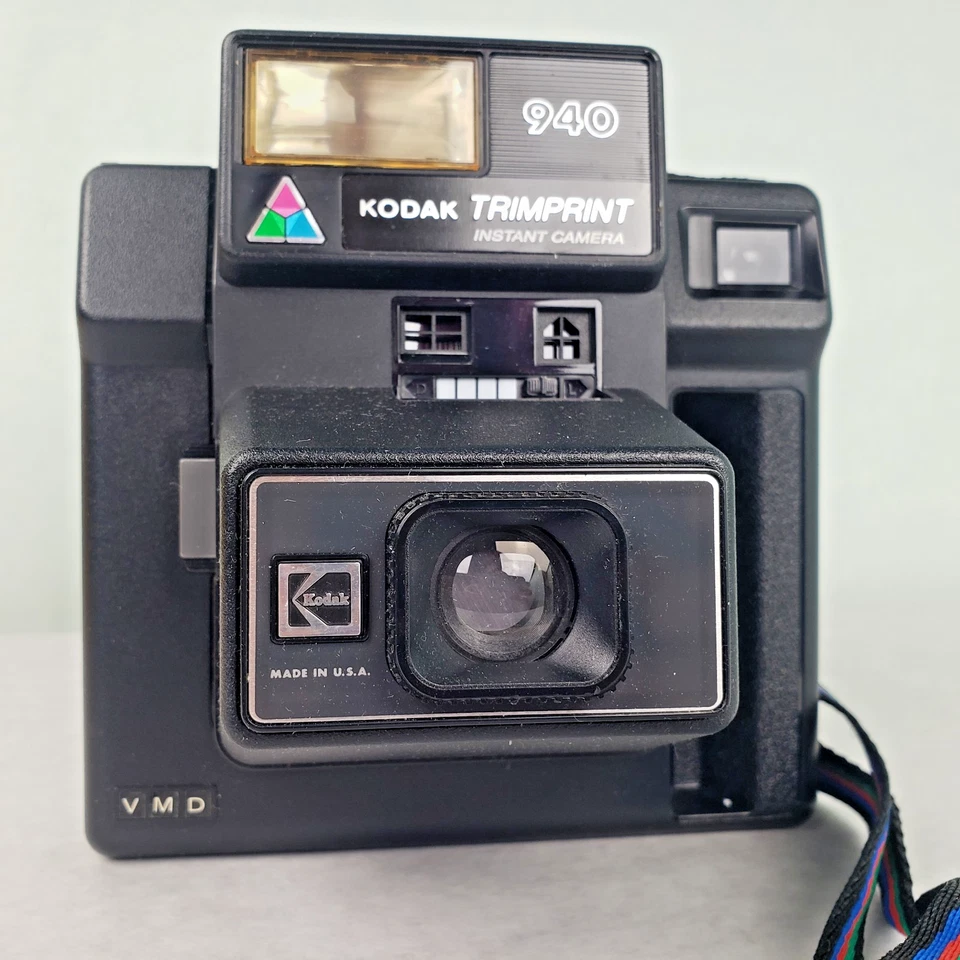 Cámara instantánea Kodak Trimprint 940 con flash electrónico HS-144-10 con película Foto 2 de 4