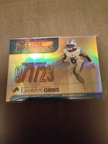 2025 Topps Signature Jahmyr Gibbs Base (RAW)