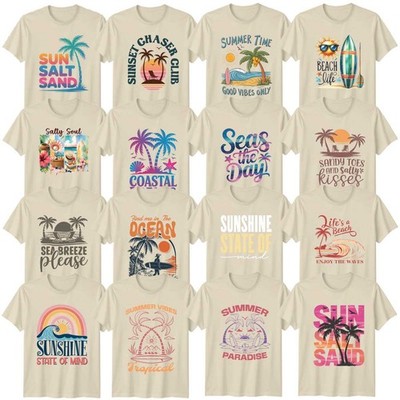 Retro T-Shirt Tropical Urlaub Outdoor Abenteuer Erwachsene Sommer Geschenk