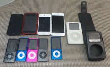 Lot of 10 Apple iPods  Assorted Models  For Parts/Repair
