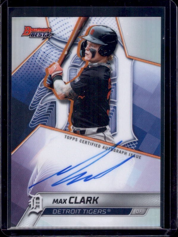 MAX CLARK 2025 Bowman's Best of '25 Refractor Autograph Auto #B25-MC