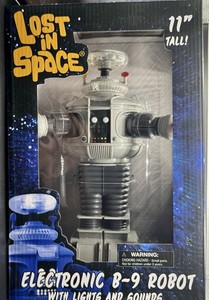 Trendmasters Lost in Space Electronic B-9 Robot Figure 11" Lights & Sounds 1997