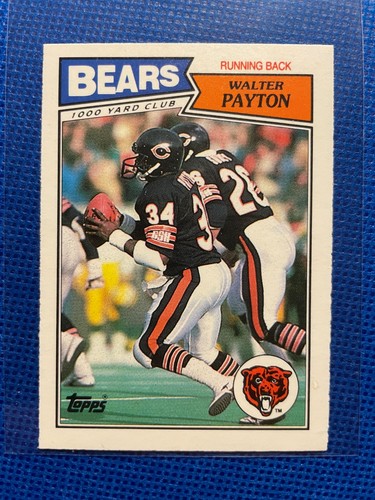 Walter Payton #10 1987 Topps American UK card
