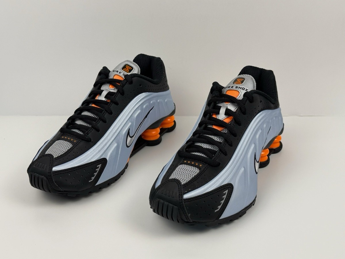 【新品】Nike Shox R4 26.5㎝ オレンジ/ブラック Nike Shox R4 Sneakers Women Sz 7 Blue Tint Total Orange Black