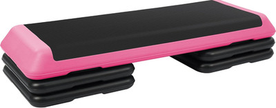 Step Aerobic Platform, Exercise Step with 5 Levels Adjustable Height, 4 Stackabl