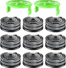 11 Pcs Dual Line String Trimmers Spools Compatible with Greenworks Model 2101602