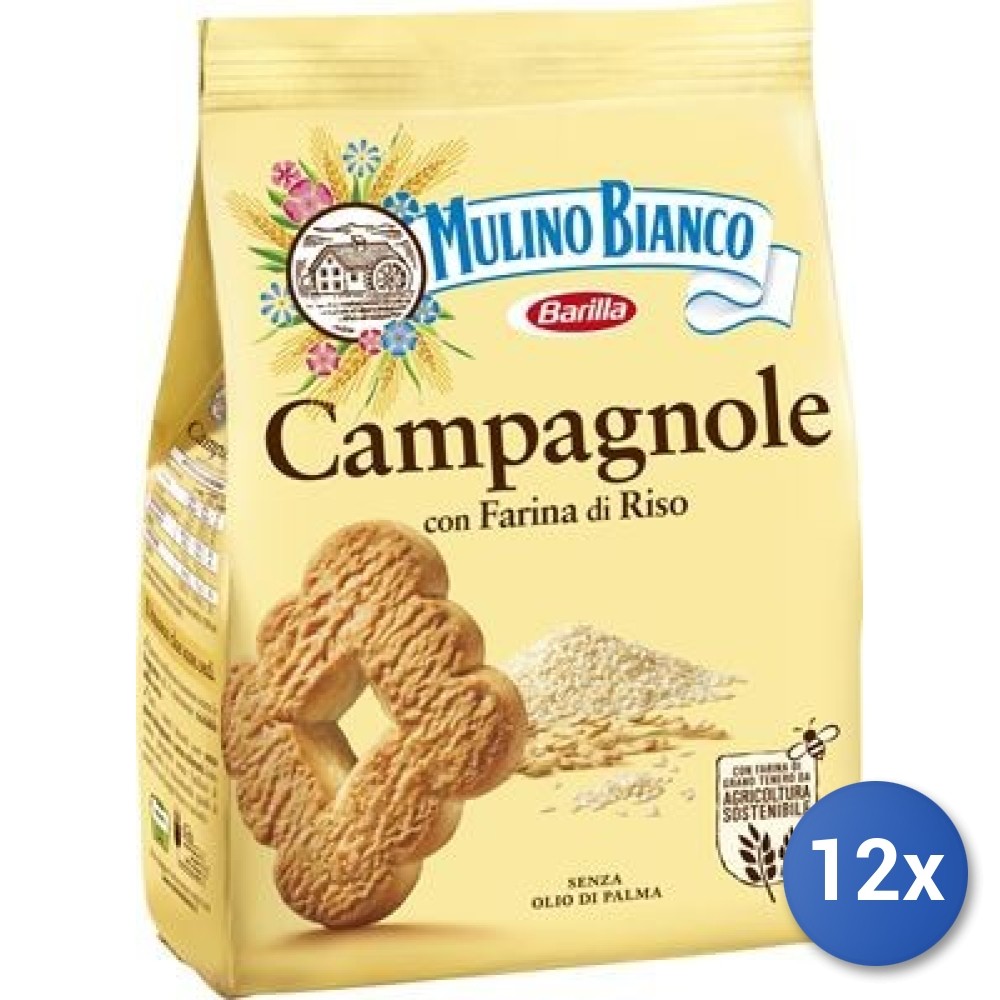 12X Multipack Mulino Bianco Campagnole Cookies 700G