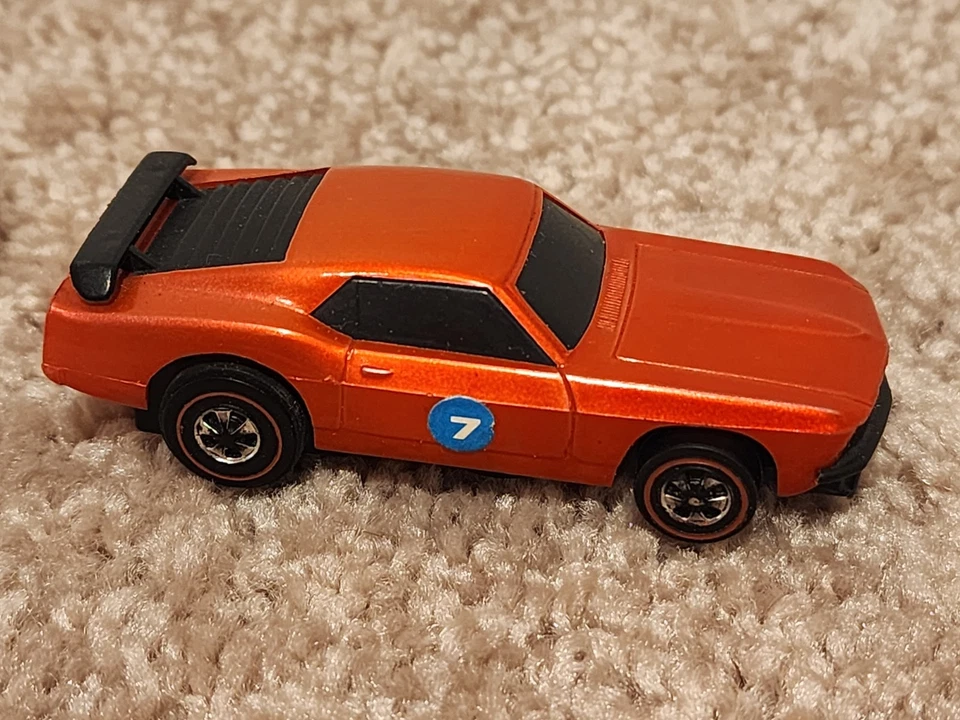 Mustang Boss 302 naranja Mattel Sizzlers Redline 1969 vintage - sin probar Foto 3 de 4