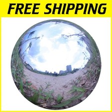 Polished Stainless Steel Gazing Ball 12 Inch