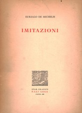 Imitazioni - Eurialo De Michelis (Stab. Grafico F.lli Lega) [[1951]]