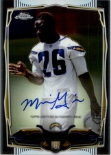 2014 Topps Chrome Rookie Autographs #122 Marion Grice Auto FB